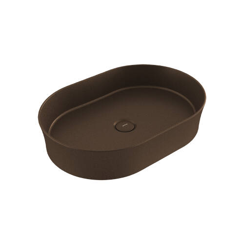 Bocchi Sottile Slim Line Çanak Lavabo 55 cm Mat Bronz - 1