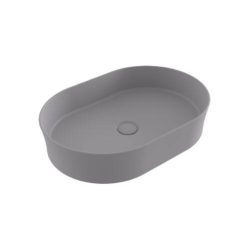 Bocchi Sottile Slim Line Çanak Lavabo 55 cm Mat Gri - 1