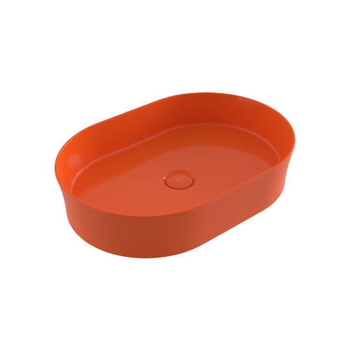 Bocchi Sottile Slim Line Çanak Lavabo 55 cm Parlak Turuncu - 1