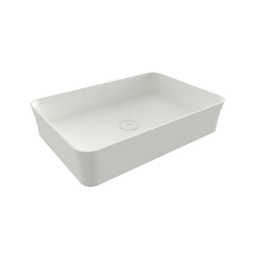 Bocchi Sottile Slim Line Tezgah Üstü Lavabo Mat Beyaz - 1