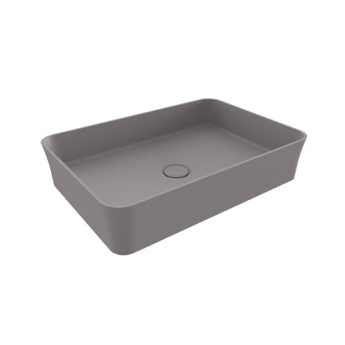 Bocchi Sottile Slim Line Tezgah Üstü Lavabo Mat Gri - 1