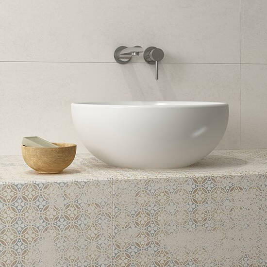Bocchi Venezia Çanak Lavabo 45 cm Parlak Beyaz - 2