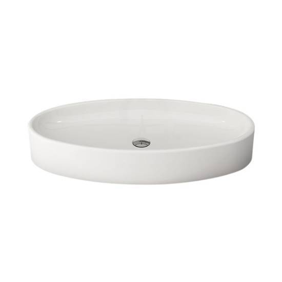 Bocchi Vessel Çanak Lavabo 85 cm Parlak Beyaz - 2