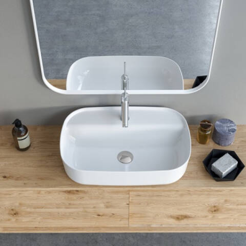 Cerastyle Aqua Tezgah Üstü Lavabo 60x40 cm - 1