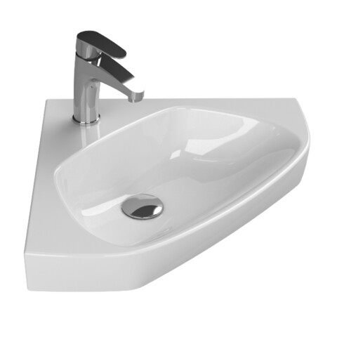 Cerastyle Arda Köşe Lavabo 46x46 cm - 2