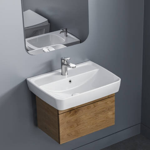 Cerastyle Duru Tezgah Üstü Lavabo 60x40 cm - 1