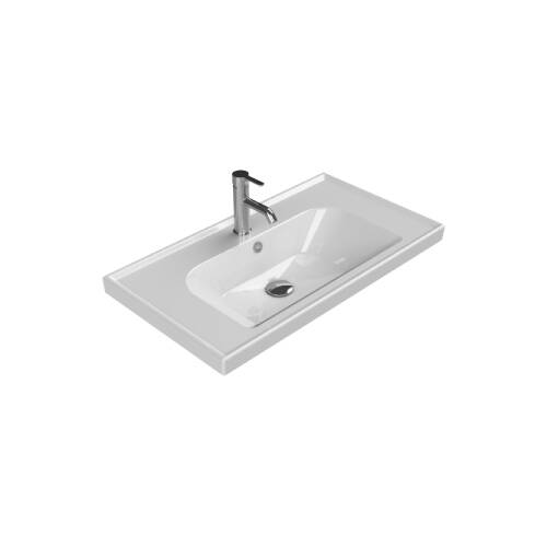 Cerastyle Frame Etajerli Lavabo 80x45 cm - 1