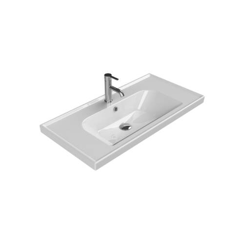 Cerastyle Frame Etajerli Lavabo 90x45 cm - 1