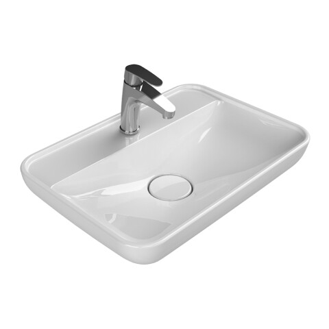 Cerastyle Lal Tezgah Üstü Lavabo 60x42 cm - Cerastyle