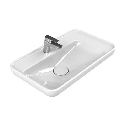 Cerastyle Lal Tezgah Üstü Lavabo 70x42 cm - 3