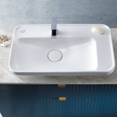 Cerastyle Lal Tezgah Üstü Lavabo 70x42 cm - 1