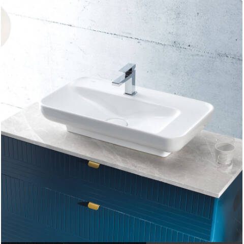 Cerastyle Lal Tezgah Üstü Lavabo 70x42 cm - 2