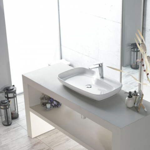 Cerastyle Nova Tezgah Üstü Lavabo 70x43 cm - 1