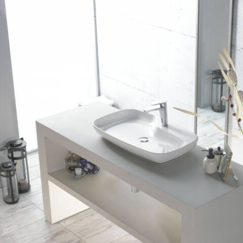 Cerastyle Nova Tezgah Üstü Lavabo 70x43 cm - 1