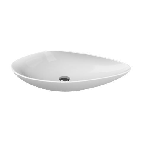 Cerastyle Olive Tezgah Üstü Lavabo 75×38 cm - Cerastyle