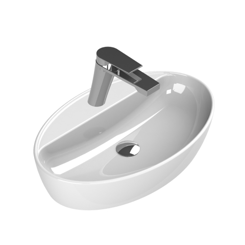 Cerastyle One Tezgah Üstü Lavabo 67×42 cm - 3