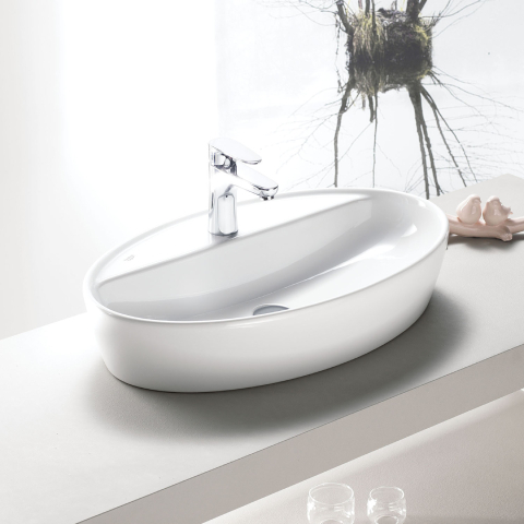 Cerastyle One Tezgah Üstü Lavabo 67×42 cm - Cerastyle