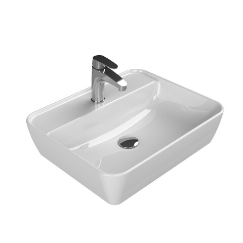 Cerastyle One Tezgah Üstü Lavabo 55x45 cm - Cerastyle