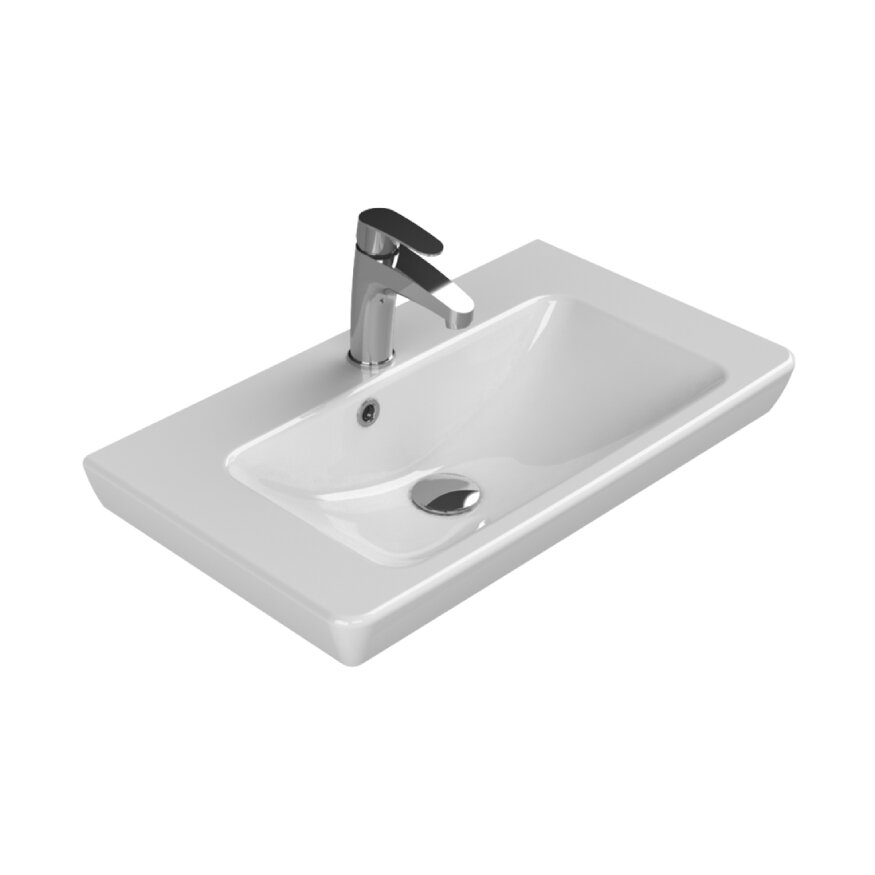 Cerastyle Porto Etajerli Lavabo 65x38 cm - Cerastyle