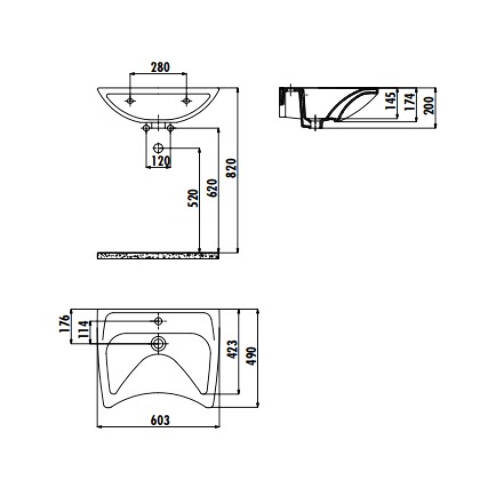 Creavit Bedensel Engelli Lavabo - 2