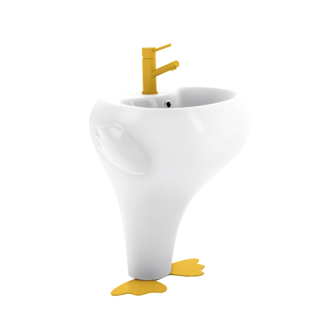 Creavit Ducky Ficus Lavabo Armatürü Sarı - 3