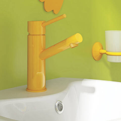 Creavit Ducky Ficus Lavabo Armatürü Sarı - 1