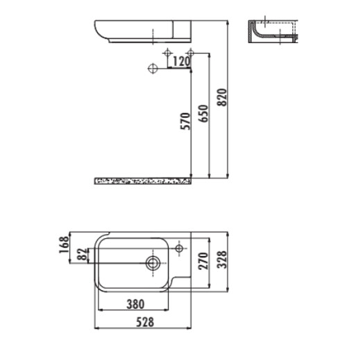 Creavit Elmas Lavabo 53 cm - 3