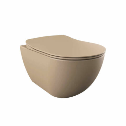 Creavit Free Kanalsız Asma Klozet Mat Cappucino - 1