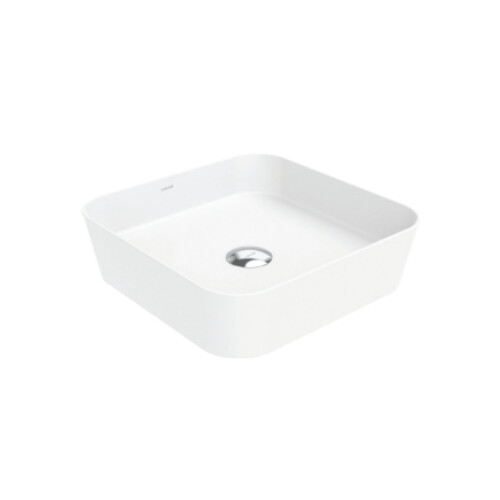 Creavit Loop Kare Çanak Lavabo Beyaz 40 cm - Creavit