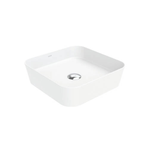 Creavit Loop Kare Çanak Lavabo Beyaz 40 cm - 1