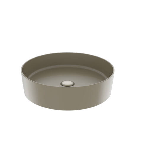 Creavit Loop Yuvarlak Lavabo Cappuccino 45 cm - 1