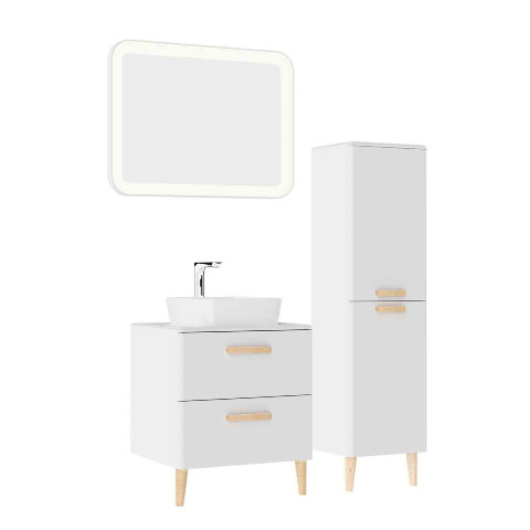 Creavit Patara 60 cm Banyo Dolabı Mat Beyaz - Creavit