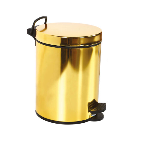 Creavit Pedallı Çöp Kovası 12 lt Altın - Creavit