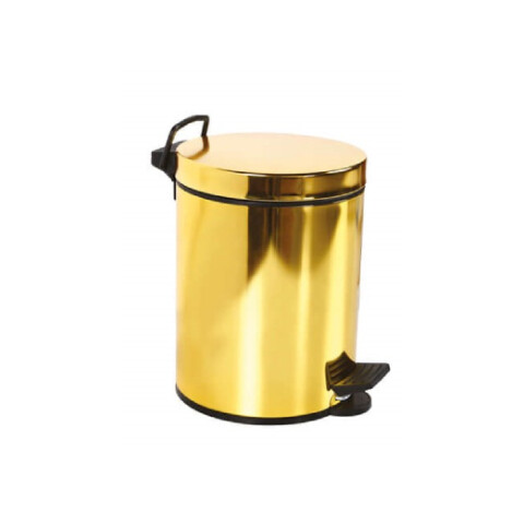 Creavit Pedallı Çöp Kovası 3 lt Altın - Creavit