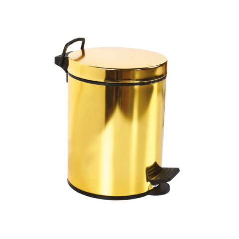 Creavit Pedallı Çöp Kovası 5 lt Altın - 1