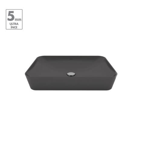 Creavit Ultra Lavabo Mat Antrasit 60 cm - 1