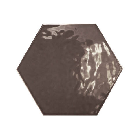 Equipe 17,5x20 cm Hexatile Gris Oscuro Brillo Koyu Gri Duvar Karosu - 1