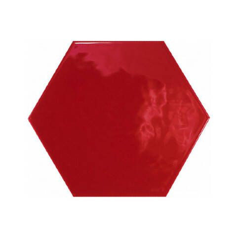 Equipe 17,5x20 cm Hexatile Rojo Brillo Kırmızı Duvar Karosu - 1