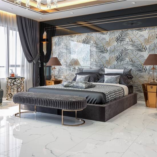 Etili Seramik 60x120 cm Carrara Gri Yer Karosu - Etili Seramik
