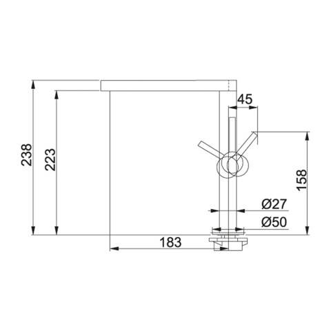 Franke Lounge Spiralsiz Mutfak Bataryası - 2