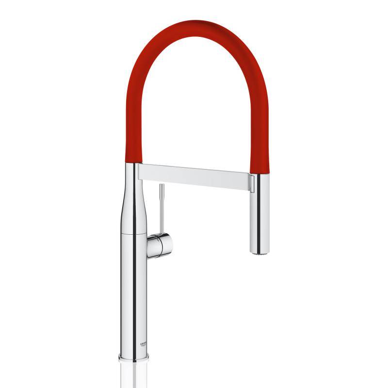 GROHE Essence New Professional Mutfak Bataryası Kırmızı - 3
