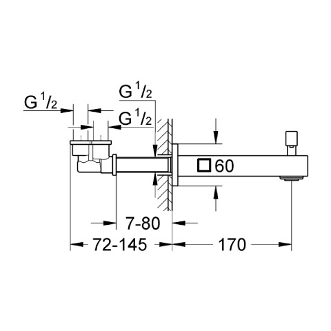GROHE Eurocube Çıkış Ucu - 2
