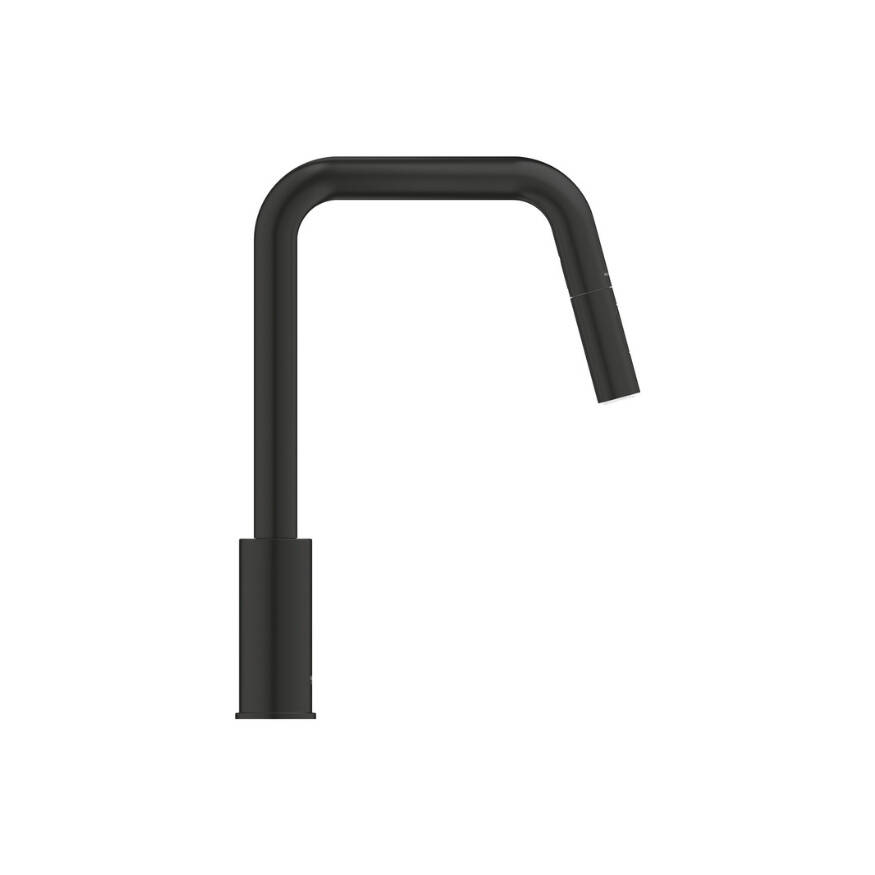 GROHE Eurosmart Spiralli Siyah Eviye Bataryası 306192430 - 2