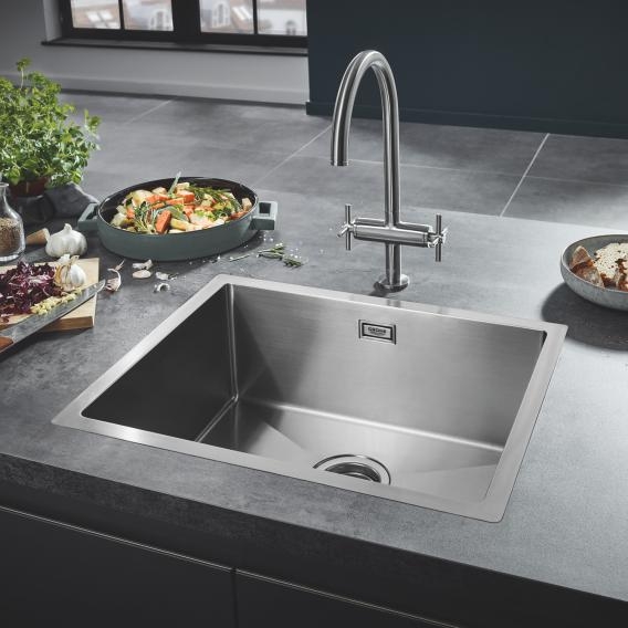 GROHE K700 Paslanmaz Çelik Eviye 550x450 mm - Grohe