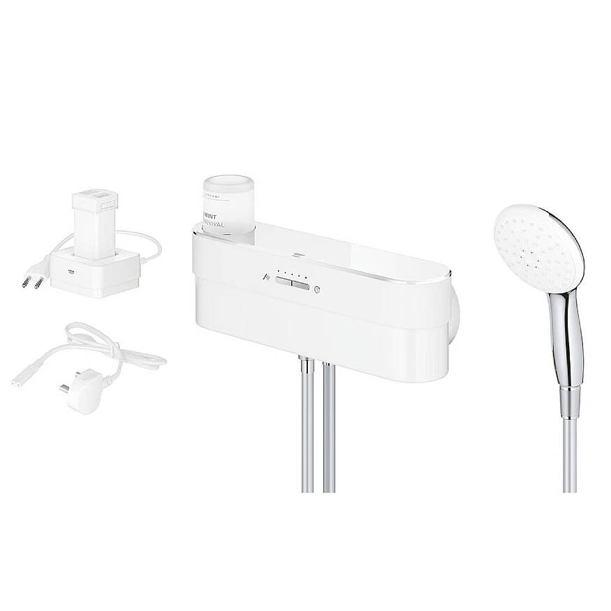 GROHE Purefoam Köpük Duş Başlangıç Seti Beyaz 1050740000 - 2