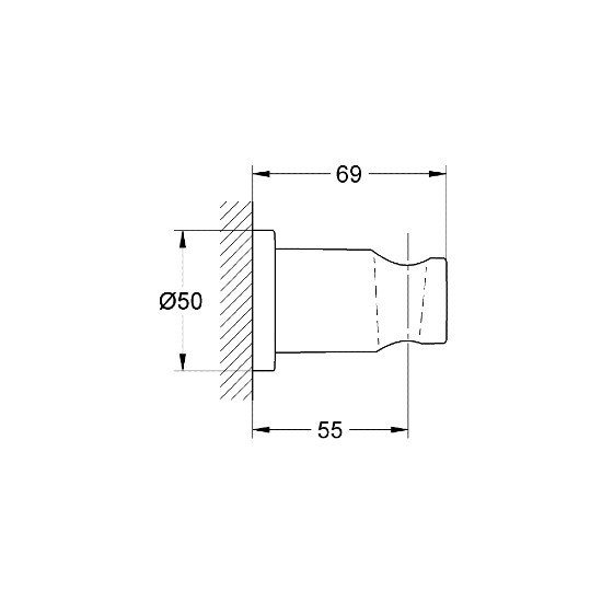 GROHE Rainshower El Duş Askısı Bakır - 2