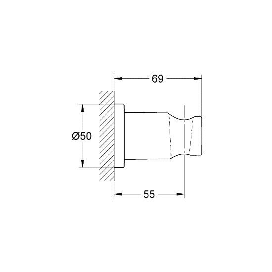 GROHE Rainshower El Duş Askısı Bakır - 2