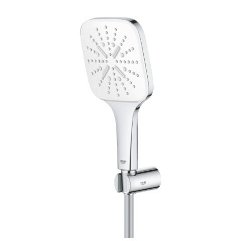 GROHE Rainshower SmartActive 130 Cube Duş Seti Ay Beyazı Duş Askılı - 1