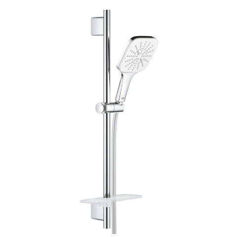 GROHE Rainshower SmartActive 130 Cube Sürgülü Duş Seti Ay Beyazı - 1