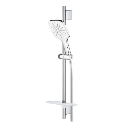 GROHE Rainshower SmartActive 130 Cube Sürgülü Duş Seti Ay Beyazı - 3